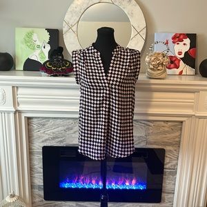 Antilia femme size small pink and blue check shirt
